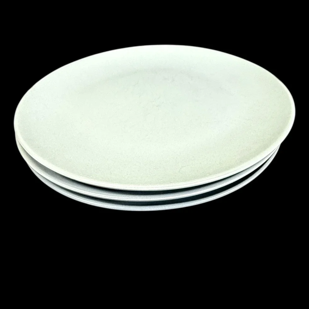 IKEA Salad Plates Blue Gray Matte # 12011 Set Of 3‎